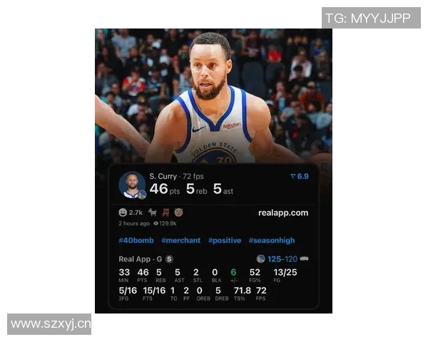 追梦精准传球布朗尼外线助攻库里高弧度三分球如虹命中